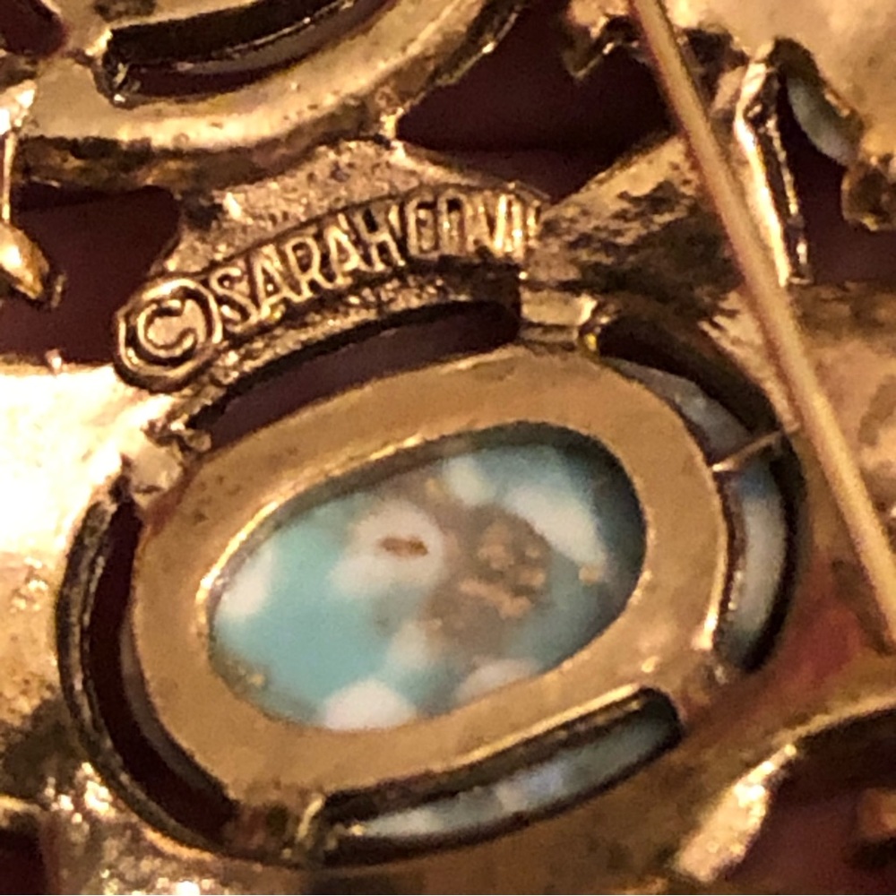 1960's Large Vintage Sarah Coventry Brooch Pendant - Picture 3 of 9